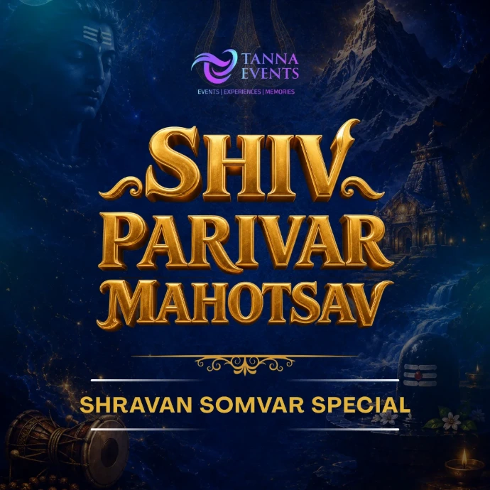 Shiv Parivar Mahotsav event poster